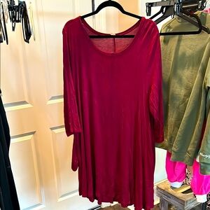 Elegant Red Women's Top